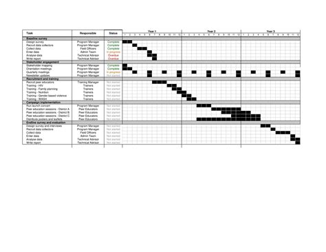 Work Plan Sample PDF に対する画像結果