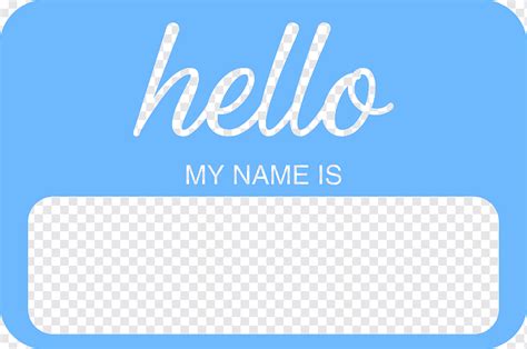 Image result for Name Tag Sticker PNG
