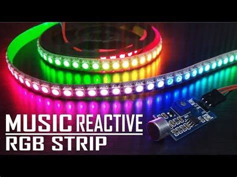 How to make diy music reactive rgb led strip ws2812b – Artofit