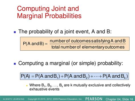 Toradh íomhá ar Marginal or Simple Probability Formula