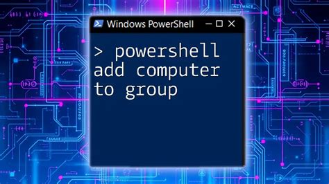 Toradh íomhá ar PowerShell Add User to Group