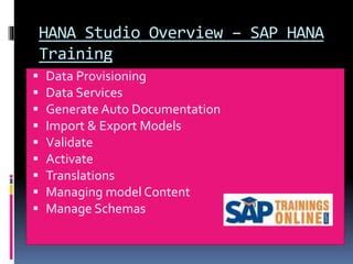 Image result for PowerPoint Image Hana Studio