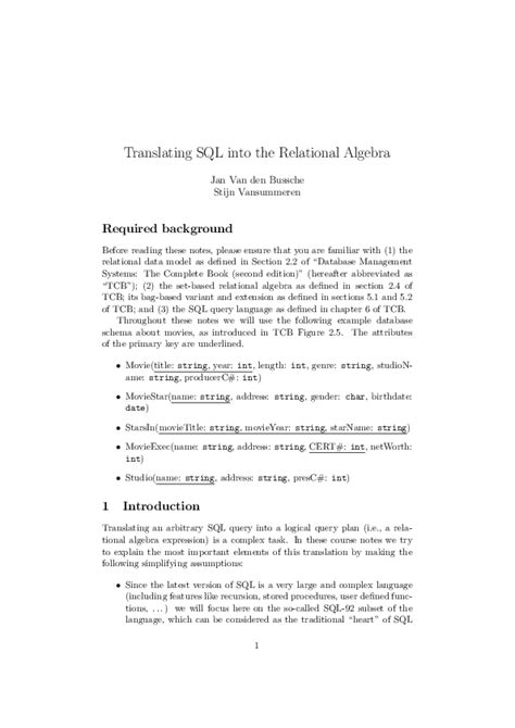 Toradh íomhá ar What Is Relational Algebra in SQL