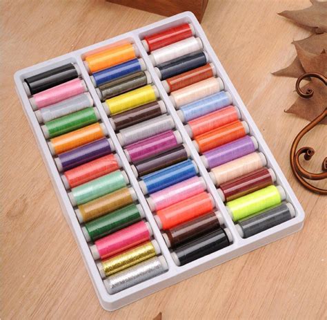 Toradh íomhá ar Sewing Thread Assorted Colors 200 Yd Spool