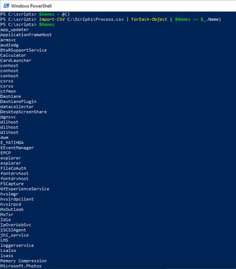 Image result for PowerShell CSV