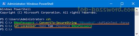 Toradh íomhá ar PowerShell Script to Reset User Password