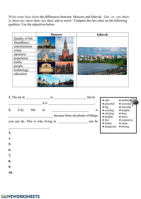 Image result for Comparing Two Places