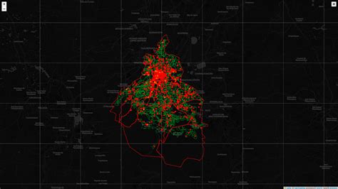 Folium Python Density に対する画像結果