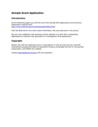 Afbeeldingsresultaten voor Example of NIH Statement of Work