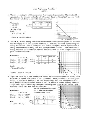 Linear Programming Worksheet Solutions に対する画像結果