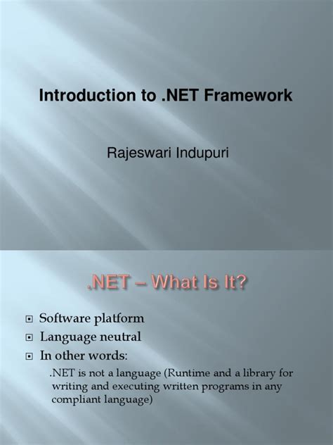 Introduction to .Net Framework に対する画像結果