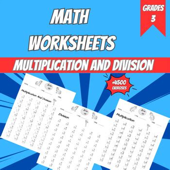 Image result for 3rd Grade Math Worksheets Multiplication and Division