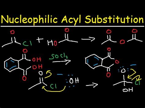 Image result for Nucleophile and Electrophile in a Nucleophilic Acyl Substitution