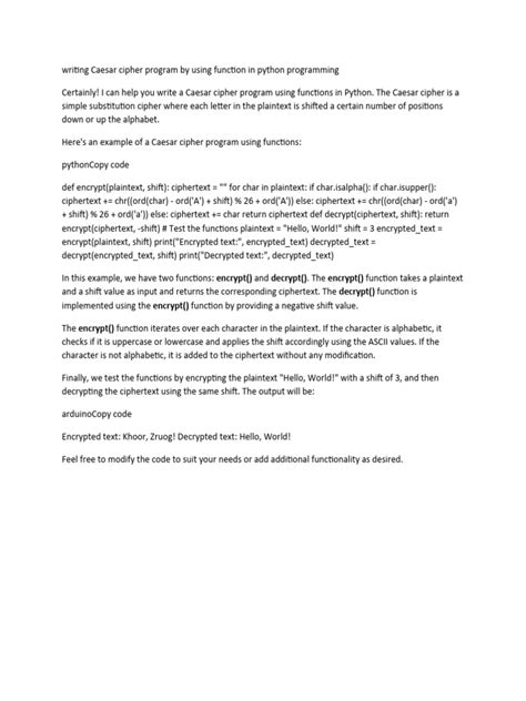 Image result for Caesar Cipher Python Program