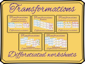 Image result for Combination of Transformations Worksheet