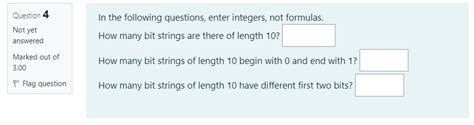 Image result for How Many Bit Strings Question and Answer Worksheet