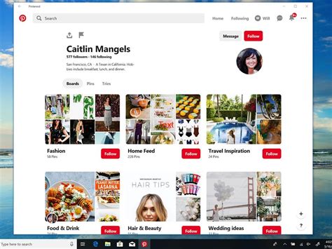 Image result for Pinterest Desktop Computer