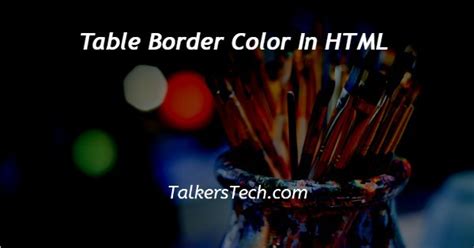 Image result for HTML Code for Table Color