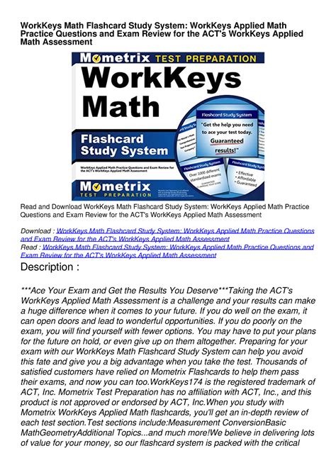 Image result for WorkKeys Applied Math