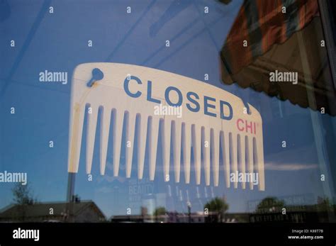 Funny Closed sign in a shop window Stock Photo - Alamy