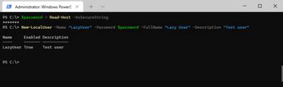 Image result for Create New User PowerShell Script