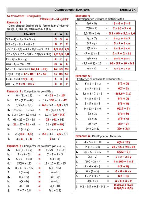 Image result for Calcul Litteral 5Eme