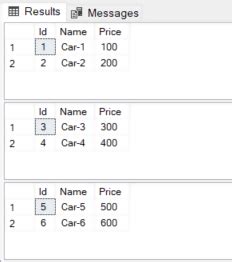 Toradh íomhá ar For Loop in SQL Query