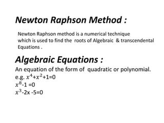 Afbeeldingsresultaten voor Newton-Raphson Formuls