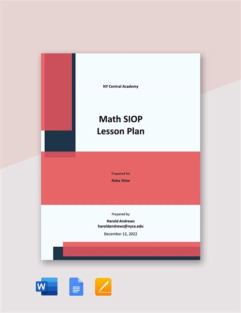Math Bridges Lesson Plan Template-க்கான படிம முடிவு