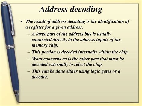 Address Decoding Control Word Example に対する画像結果