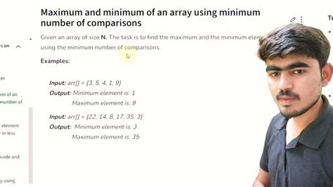 Toradh íomhá ar Java Class Min and Max with Array