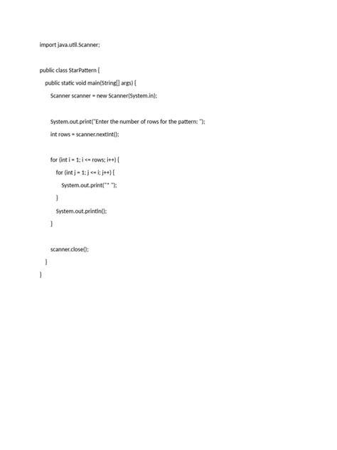 Image result for Print the Design Coding in Java
