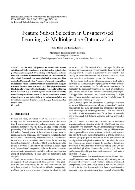 Image result for Feature Selection for Unsupervised Learning
