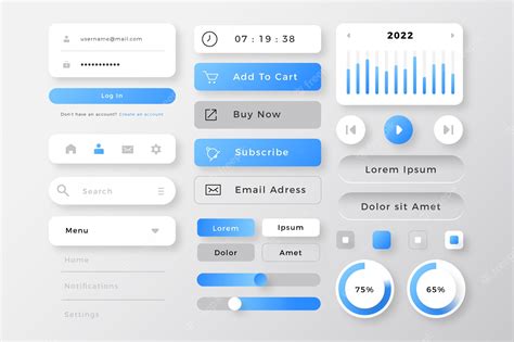 Gradient Color Card UI に対する画像結果