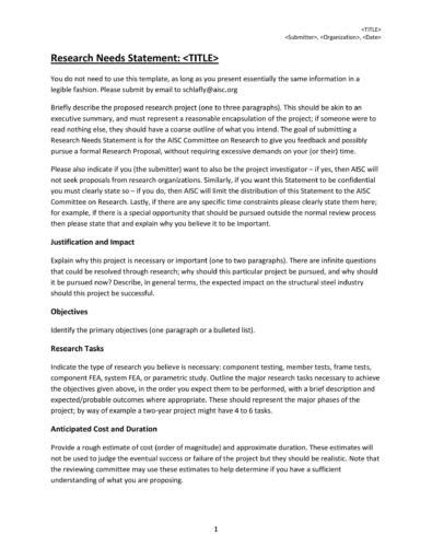 Image result for Example of Statement of Continiuing Need