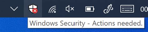 Image result for Windows Security Action Needed