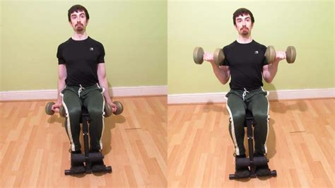 Toradh íomhá ar Sitting Dumbbell Curls