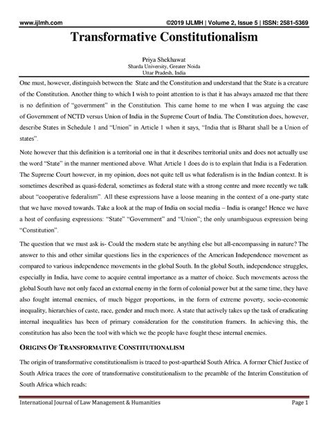 Toradh íomhá ar What Is Transformative Constitutionalism