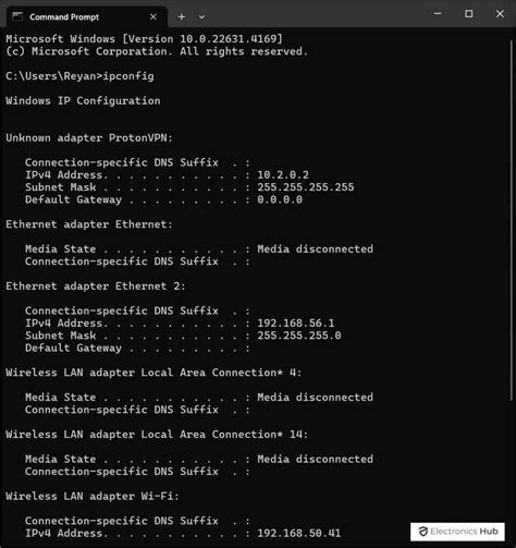 Image result for Windows IP Configuration