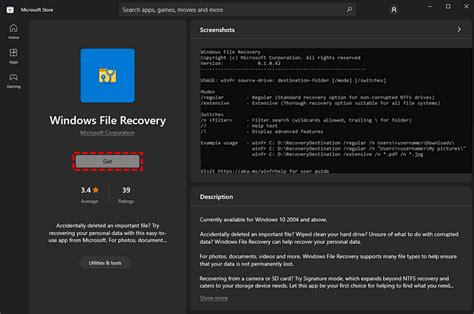 Image result for Windows File Recovery Free