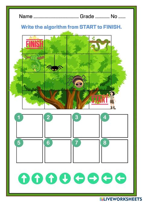 Algorithm Worksheet for Grade 5 に対する画像結果