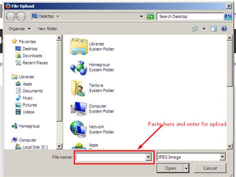 Image result for Windows System Windo for File Upload
