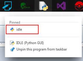 Image result for Python Idle Icon in Start Menu