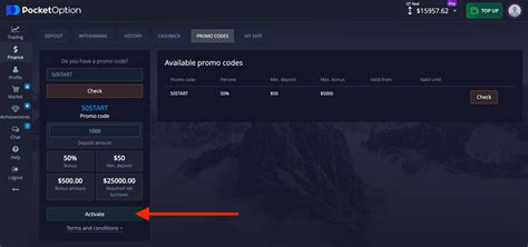 Image result for Pocket Option Promo Code
