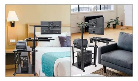 Image result for Computer Table with Desktop Built In