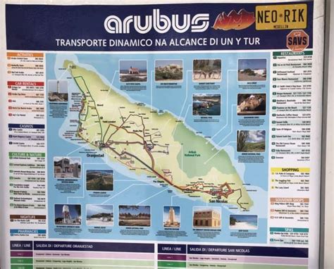 Image result for Map of Aruba Bus Lines