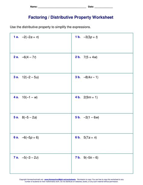 Image result for Distributive Property Workshet