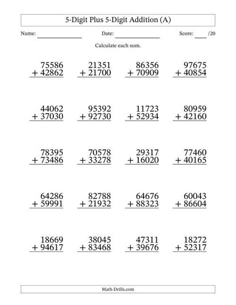 Image result for 5 Digit Number Example