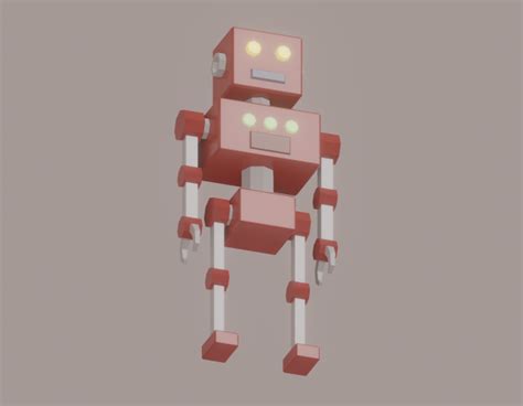 Basic Robot 3D Model に対する画像結果