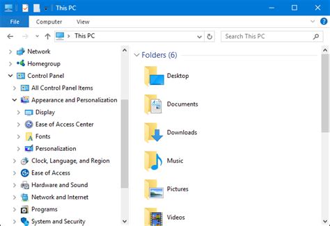 Image result for Windows Explorer TreeView Desktop